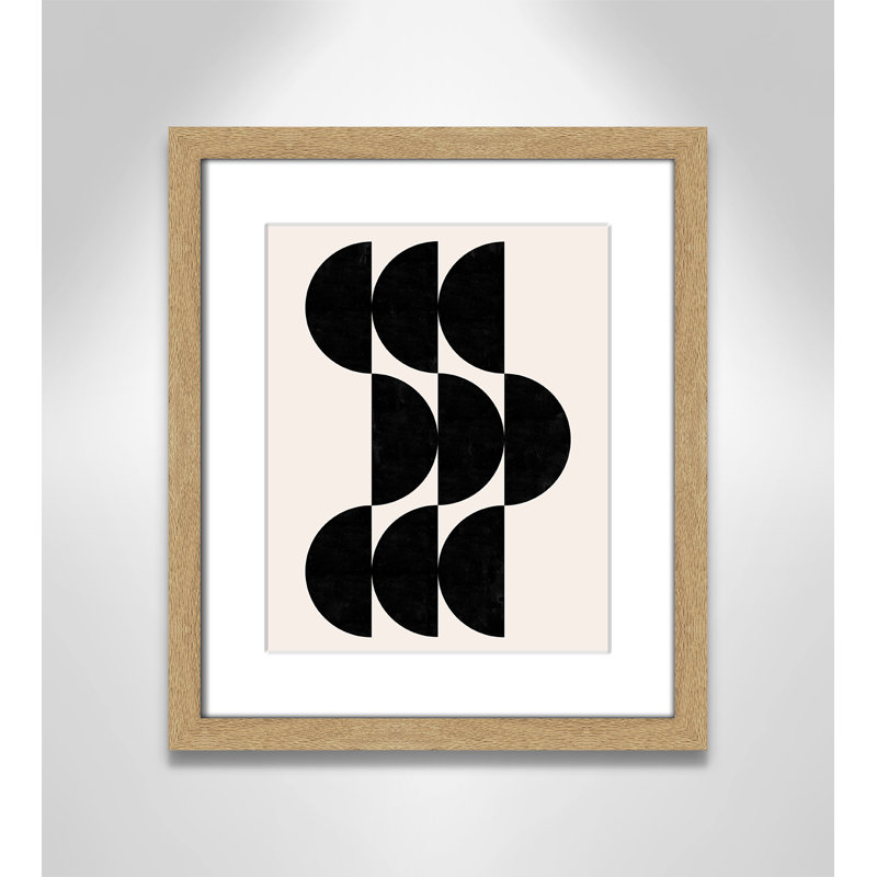 Impression de formes par Dotz, Matted Print, L 13 po x H 15 po, Natural