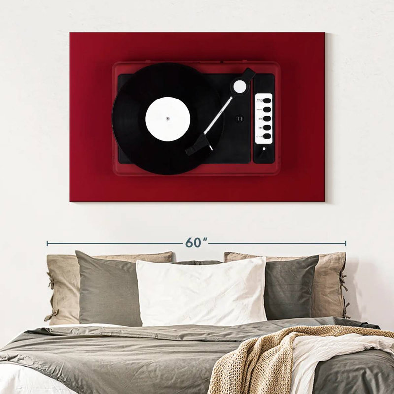 Abarca Red Turntable, 34" H x 51" W