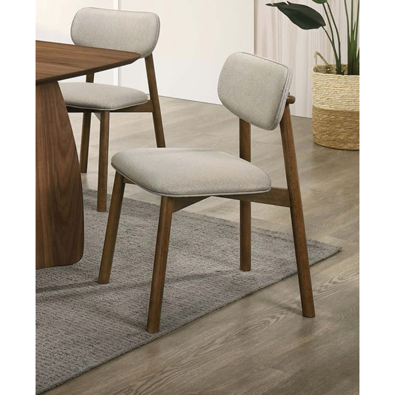Chaise d'appoint de style moderne Mid-Century 2 pièces en polyester rembourré