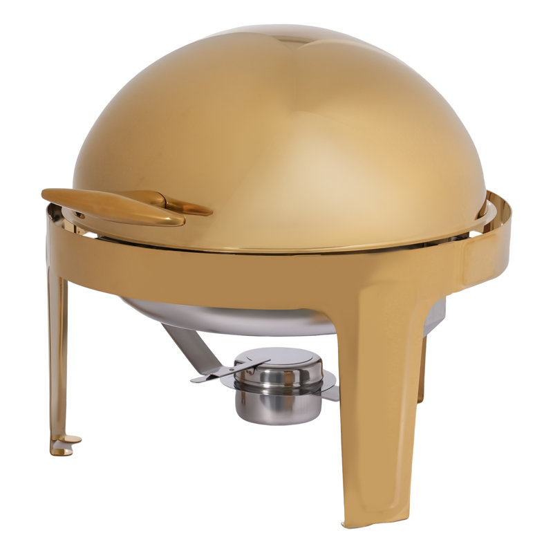 Chauffe-plat rond en acier inoxydable 9,51 pte
