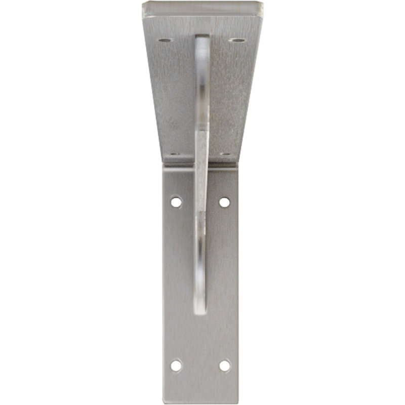 Support en acier Embrey, H 6,5 po x l 2 po x P 18 po, Acier inoxydable