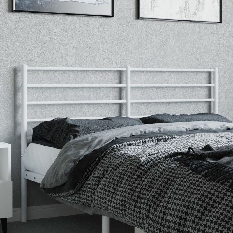 Avie DE Size - 200 X 220 Cm Headboard, White, Kingsize (5')