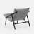 Ayatt Modern Metal Frame Sling Accent Armchair-1990329866