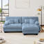 Canapé 2 places avec repose-pieds Chenille-1611760105-1623384575