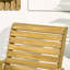 Chaise berçante en bois massif avec dossier haut Outsunny