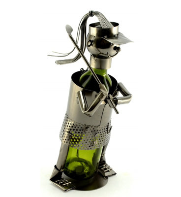 Ryson Tabletop Wine Bottle Rack in Silver