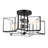 2 - Light 16.14'' Unique/Statement Star Semi Flush Mount-66441576