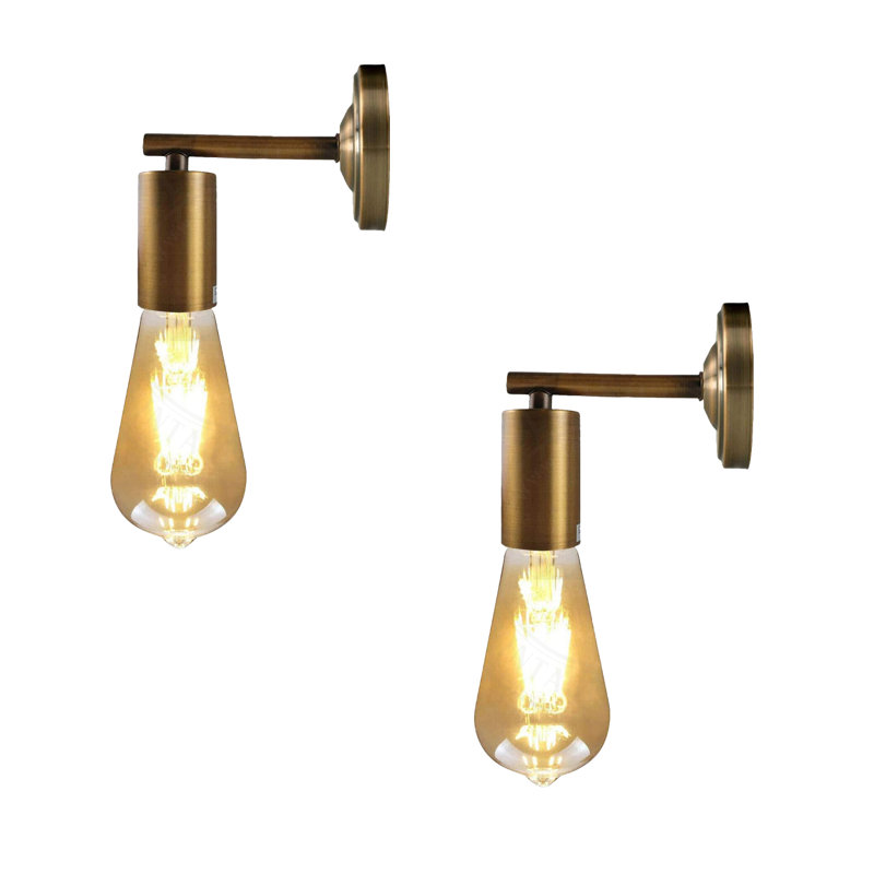 Lebert 2 - Light Armed Sconce, Yellow Brass