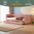 Twin Size Corduroy Daybed With Two Drawers And Wood Slat-114206454