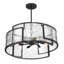 Luminaire suspendu géométrique 6 lumières Madeleyn