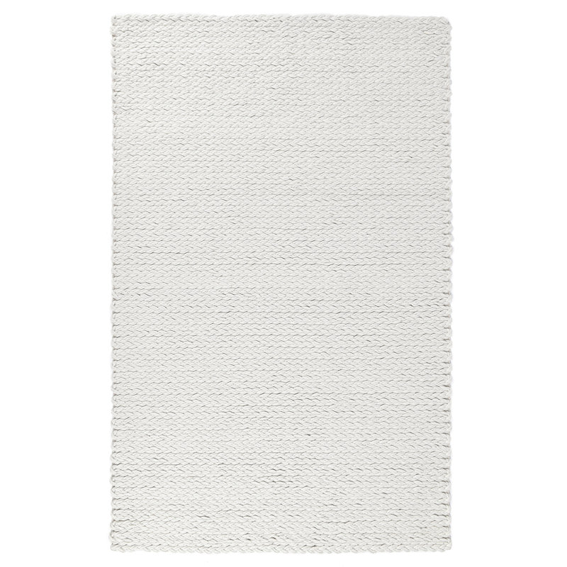 Tapis rectangulaire en laine Oxnard avec envers antidérapant, Rectangle de 5 pi x 8 pi