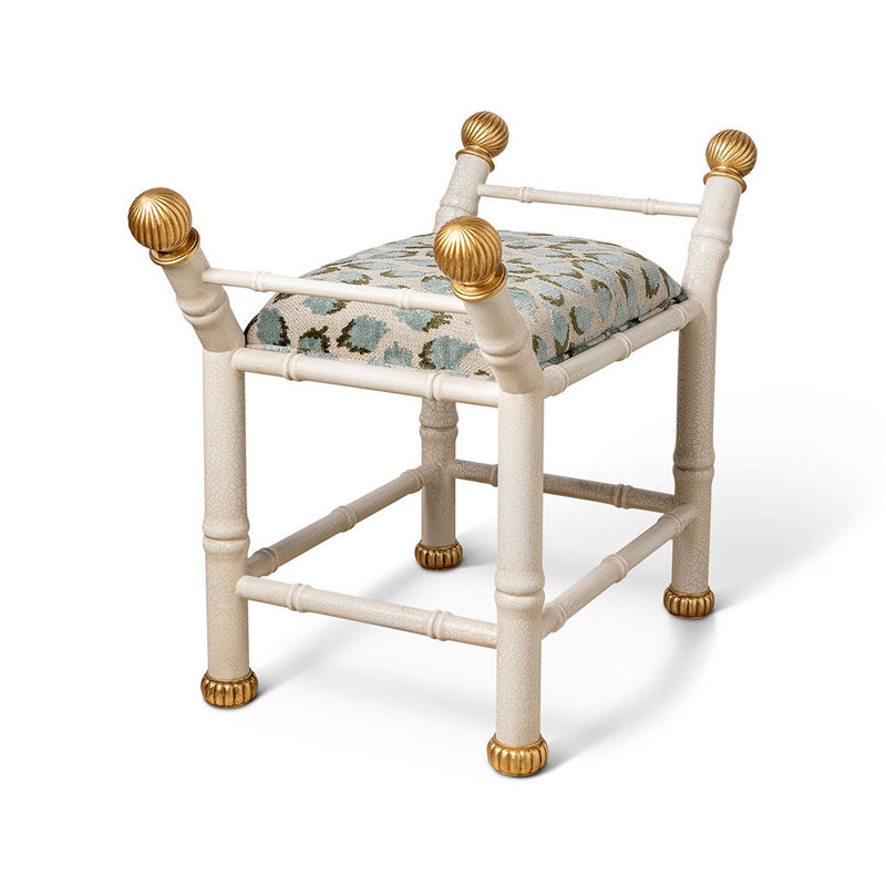 Banc Boca Ocelot, White, Celadon