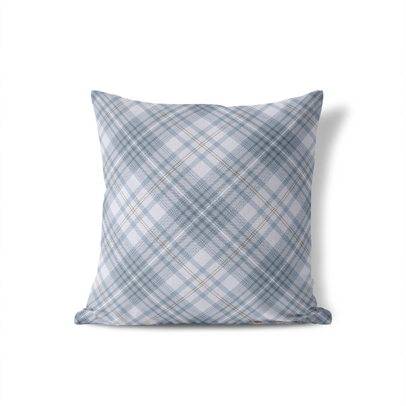 Coussin Chinny, Bleu, H 18 po x l 18 po