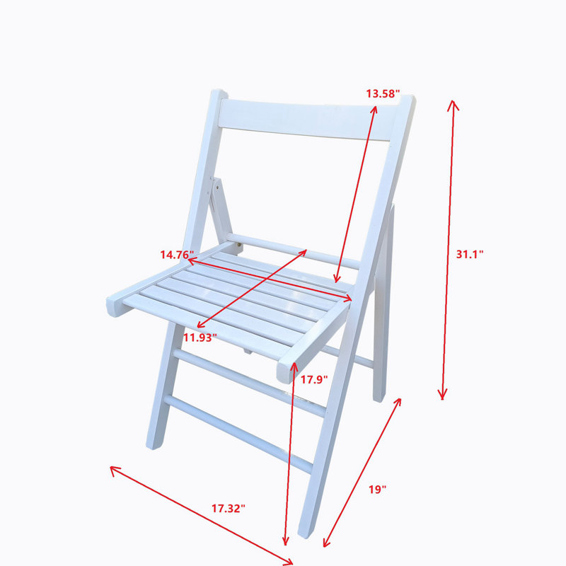 Chaise d'appoint large 17,32 po Raishma, Blanc / Blanc