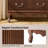 Satine Transitional 28"W 3-Drawer Solid Wood Fluted Chest with Built-In Power Outlet Simple Assembly-1639721207