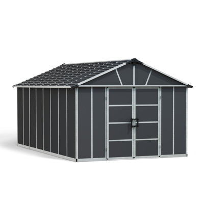 8 ft. W x 11 ft. D Plastic Apex Garden Shed