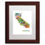 « california state map-1 », impression encadrée encadrée-17983263-19302497