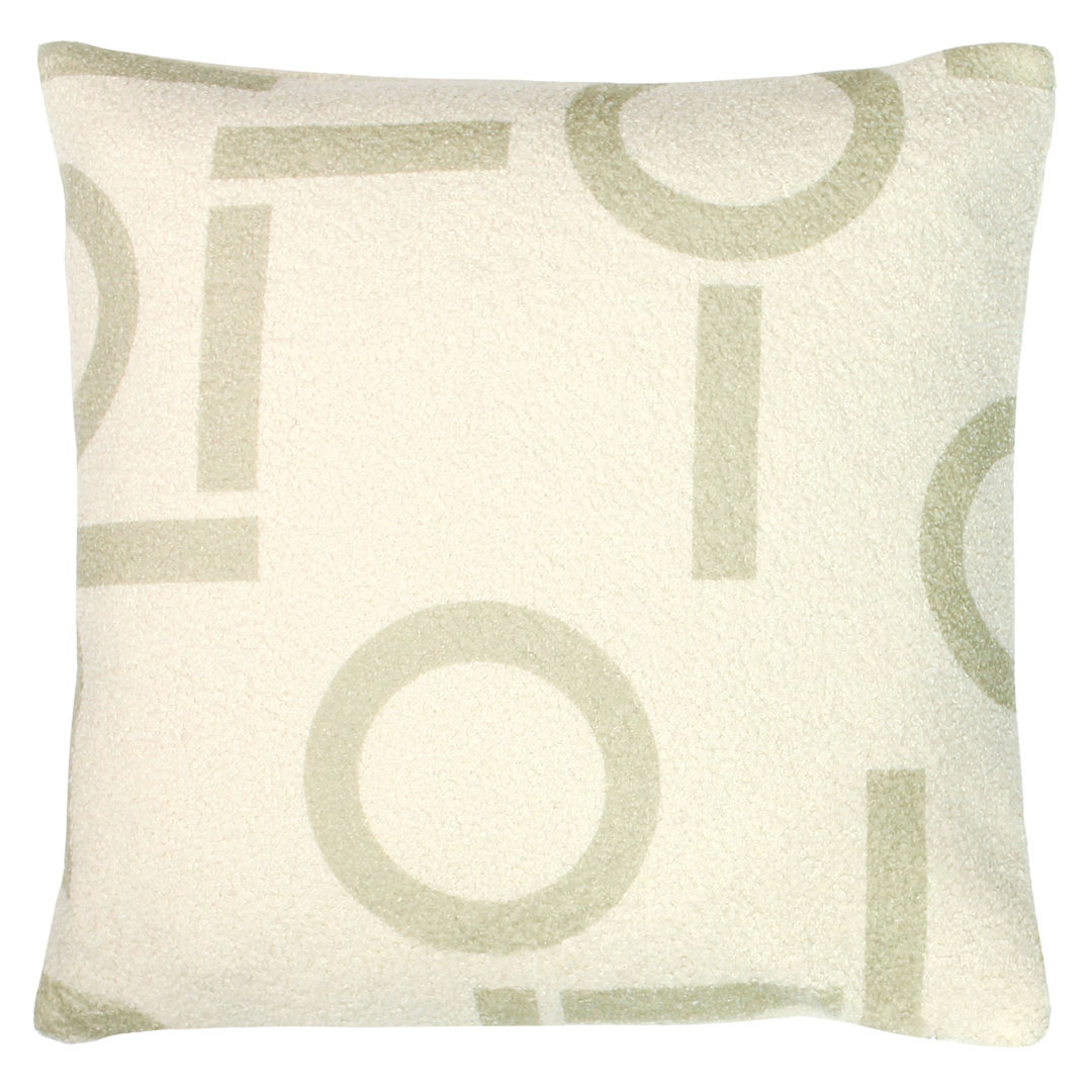 Geometric Square Cushion