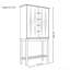 Cabinet français rétro et simple brun