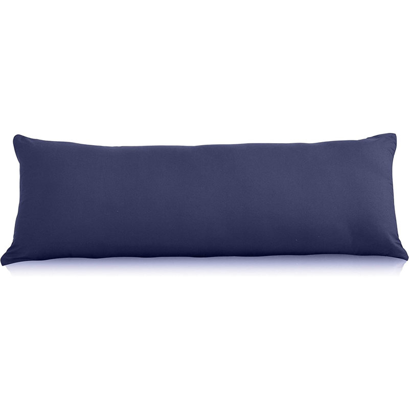 Housse de coussin en microfibre, Bleu marine