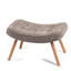 Nekoma Upholstered Accent Chair with Footstool-833743613