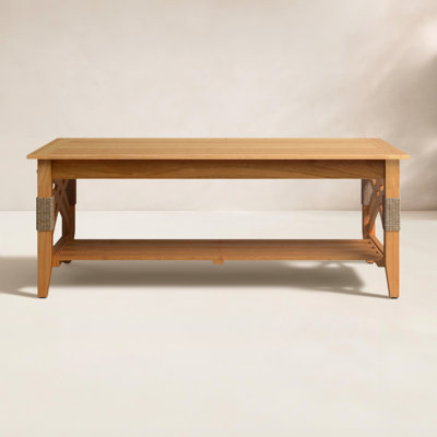Cotesfield 25'' Teak Outdoor Coffee Table