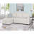 Gadalia L-Shaped Velvet Sleeper Sofa Reversible couch Pull Out Couch with storage chaise-20531760