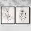 Vintage Floral XXIX - ensemble de 2 cadres photo simples-608962326-608962327