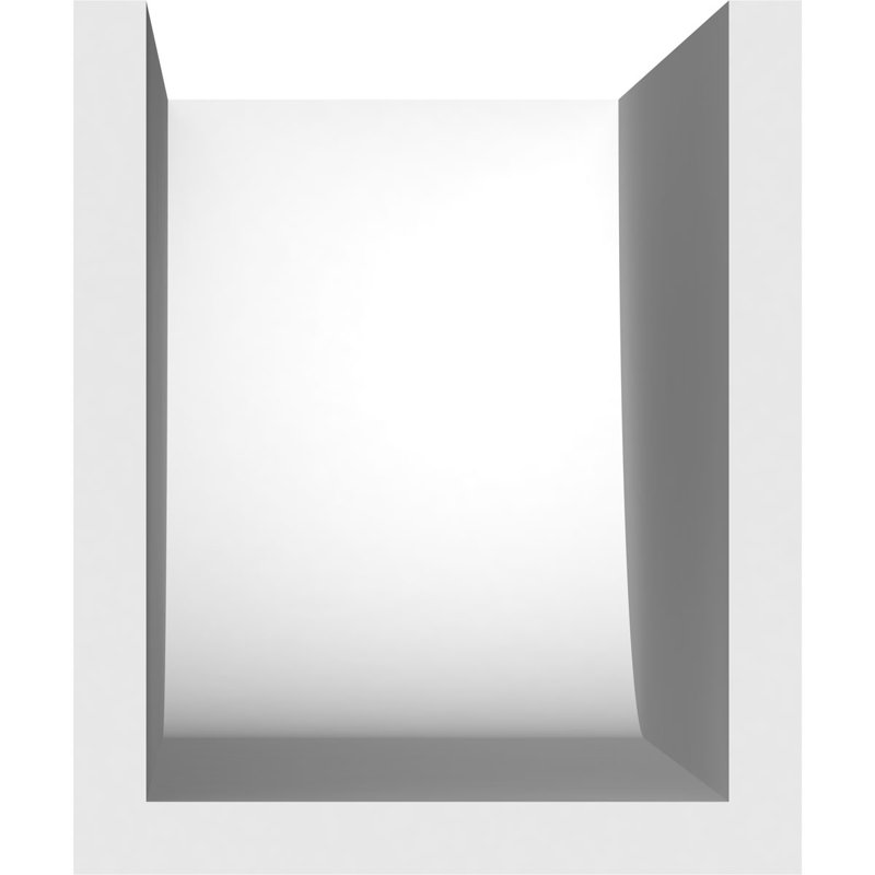 5"W x 6"H x 20"L Standard Durham Architectural Grade PVC Rafter Tail, 6"H x 5"W x 20"D