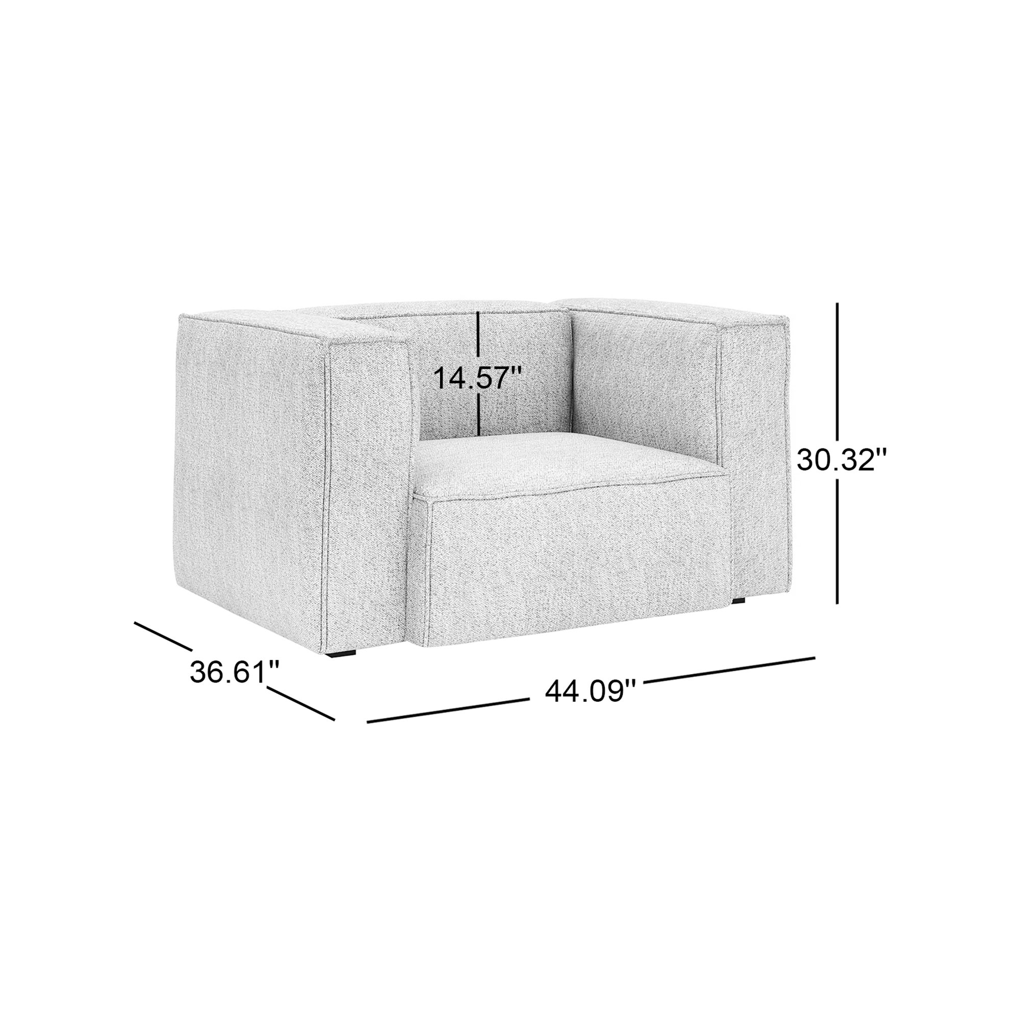 Shonnard Upholstered Accent Chair, Taupe Performance Boucle