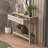 Farmhouse Style Console Table With Dual-Tone Design, 2 Drawers And Bottom Storage Shelf – Rustic Side Table For Entryway, Living Room And Hallway-1860573886