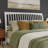 Ambie Low Profile Solid Wood Slatted Spindle Sleigh Bed-51407721-51407720