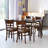 Zida Solid Wood Modern Upholstered Ladder Back Side Chair Set of 2-1938736047