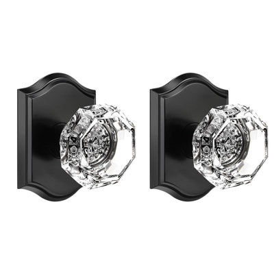 Faux bouton de porte simple Crystal