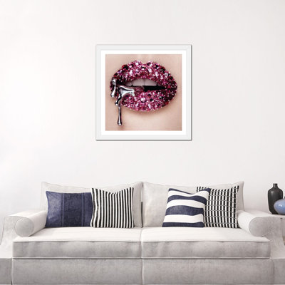 «Fjord Pink» par Vlada Haggerty - impression d'art graphique