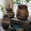 Pot Restoration en argile brune