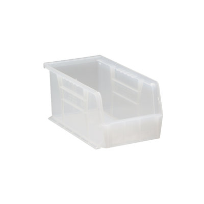  QUS230CL Ensemble de 12 bacs de rangement ultra-résistants empilables et suspendus L 11 po x l 6 po x H 5 po