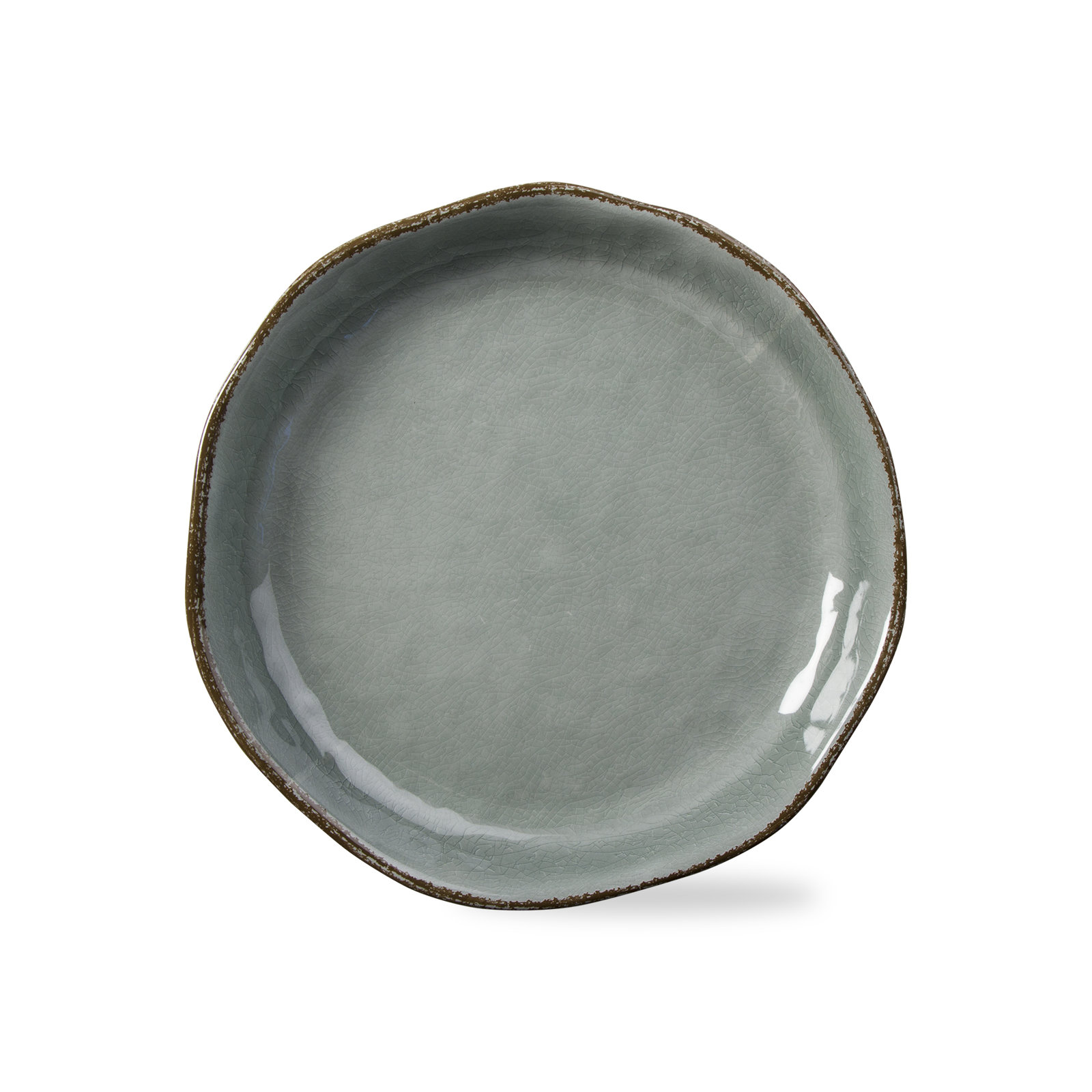 Kylenn Lg Shallow Melmn Bowl Slate Blue, Slate Blue
