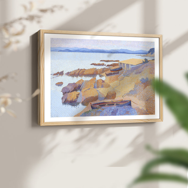 Paysages rétro-L III - reproduction encadrée - réaménageable, H 16 po x l 20 po, Naturel