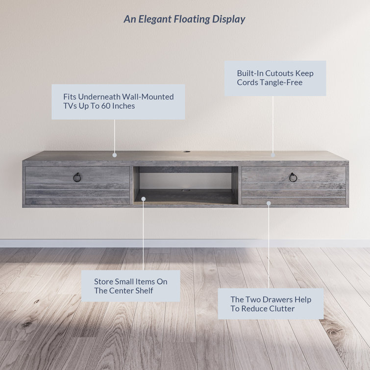 Akeira 60" Floating TV Stand