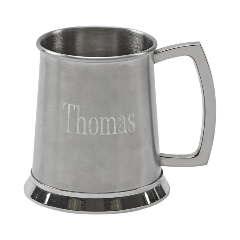 20 oz. Stainless Steel Beer Mug, Satin