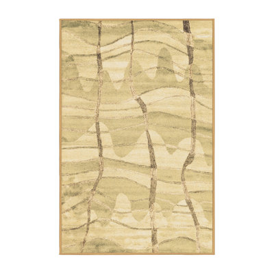 Washable Abstract Indoor Rug