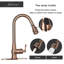 Pull Down Kitchen Faucet Single Handle Sink Faucet With Deck Plate-64366495