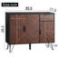 Armoire de rangement moderne, buffet avec tiroir et tablettes réglables en hauteur-951039320