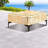 Compact Patio Tables, Aluminum Wicker Glass Modern Style For Garden