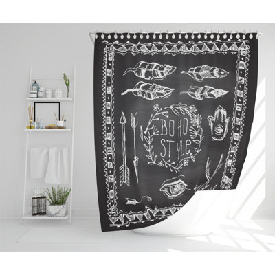 Buiron Polyester Shower Curtain Set