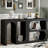 Berniece Modular Console Table with Rectangular Exterior and Curved Interior Design-136314606