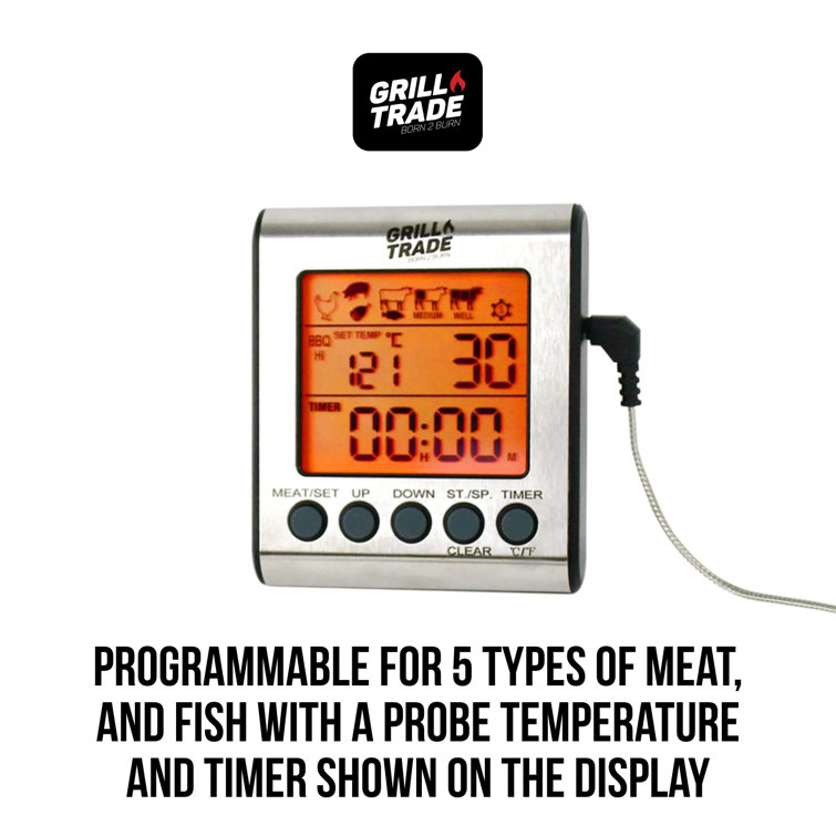 CDN Digital Programmable Probe Thermometer/Timer