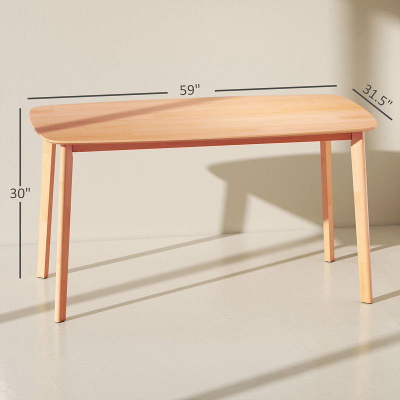 Nordic Style Rectangular Kitchen Table