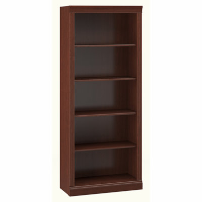 Raker 29" W 5-Tier Standard Bookcase with Adjustable Shelves